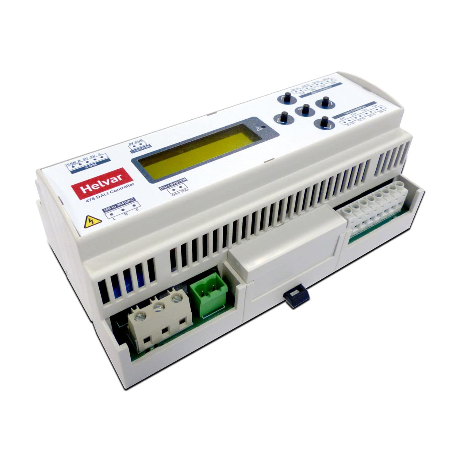 Binary output interface module 478 HELVAR DIN rail / DMX