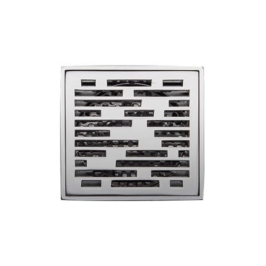 Stainless Steel Floor Drain For Showers Square 6310 Series