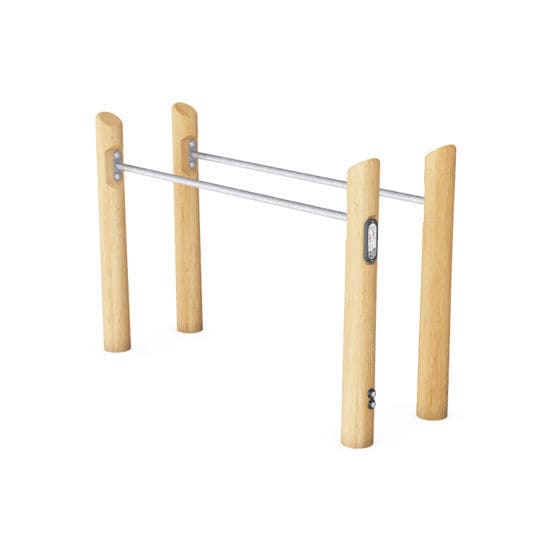 Outdoor parallel bars FRO201 KOMPAN for playground / for fitness