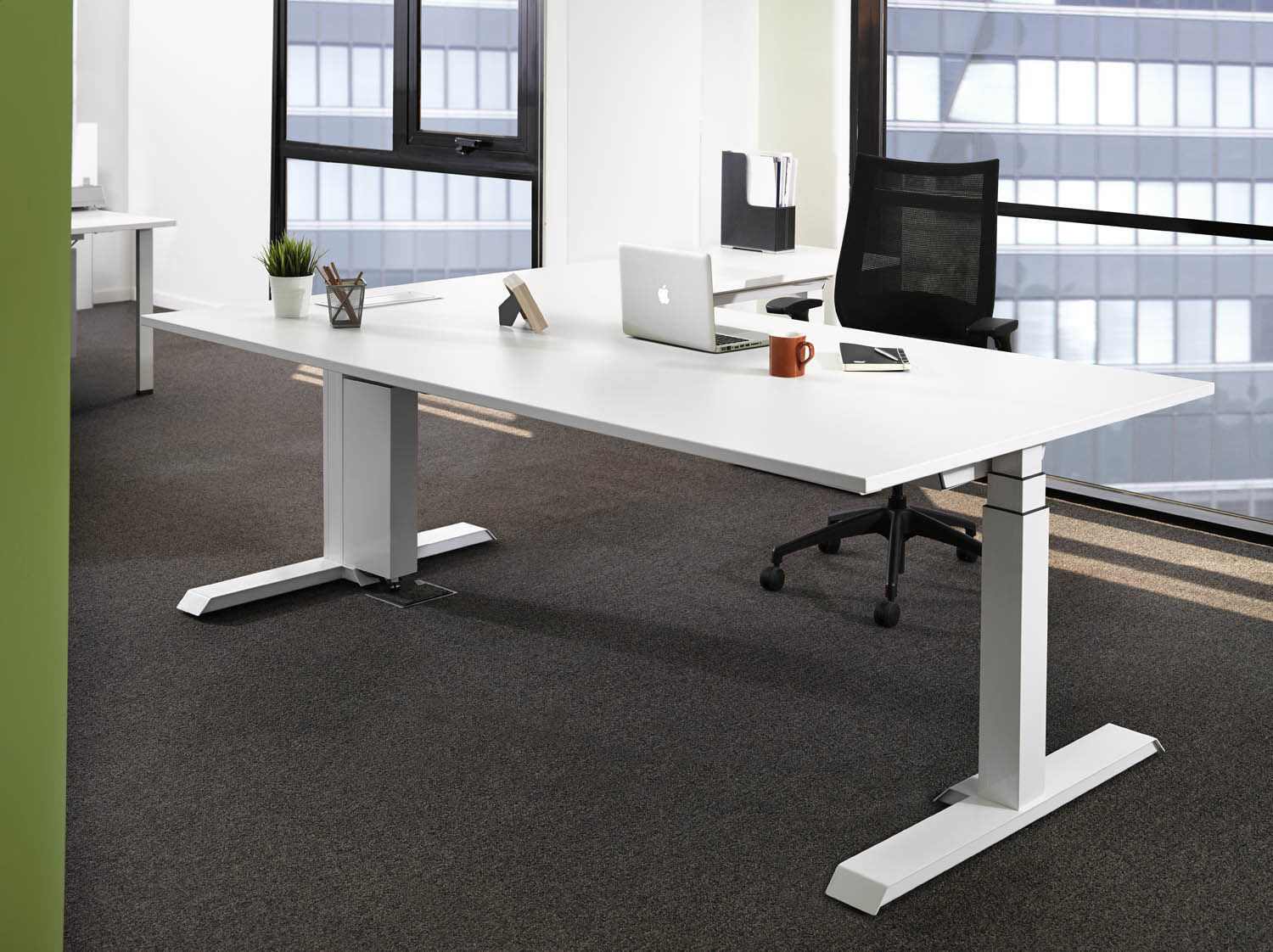 Executive Desk Laminate Contemporary Commercial