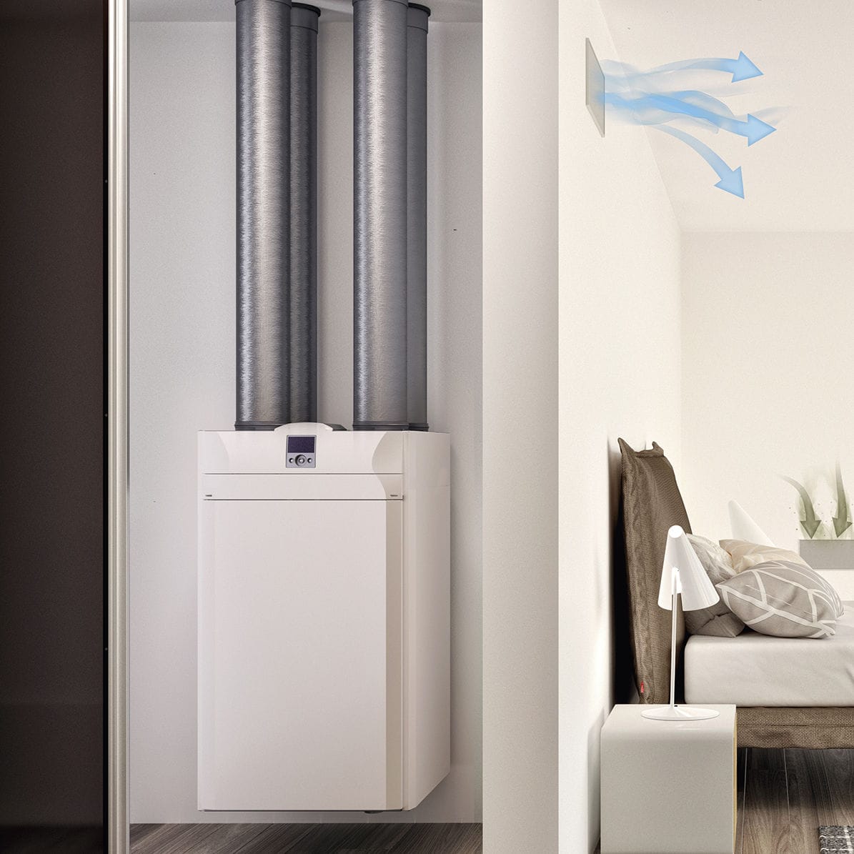 Heatrecovery ventilation unit ENERGY SMART Sabiana residential