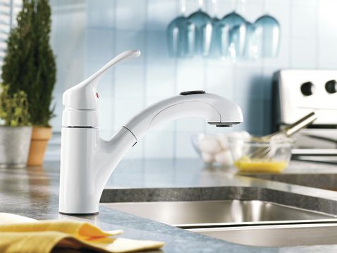 Steel Mixer Tap Self Closing Kitchen 1 Hole Renzo