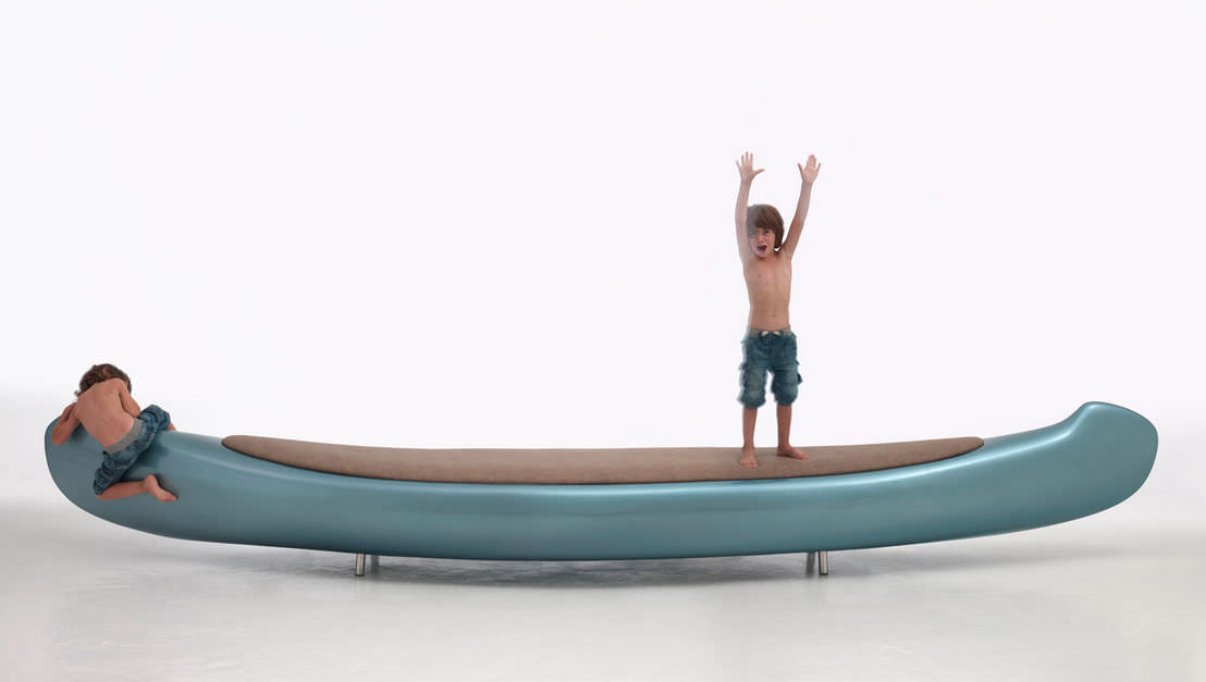 Original Design Bench Fiberglass Trip Imperfettolab