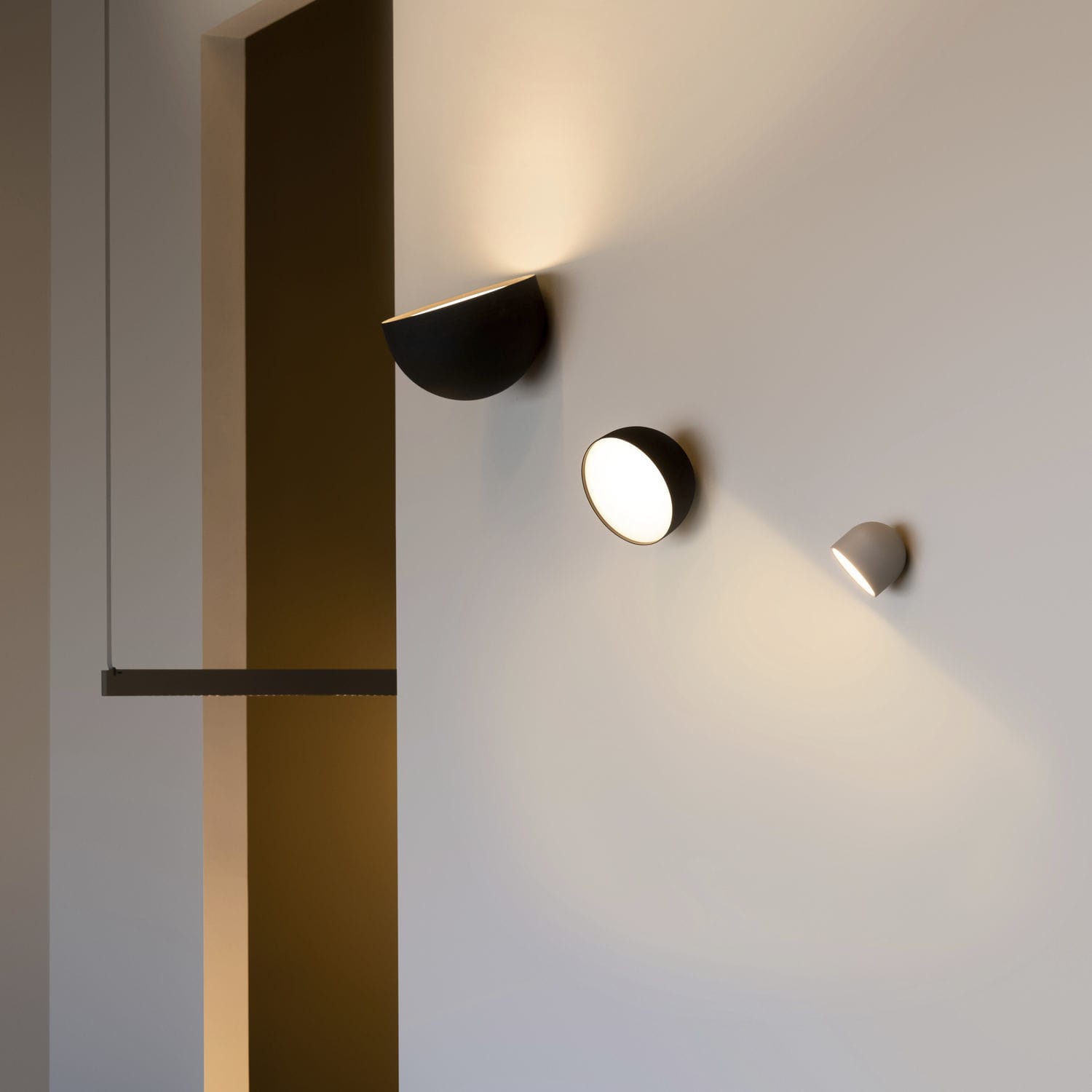 Contemporary wall light - Plusminus Solo - VIBIA LIGHTING - indoor ...