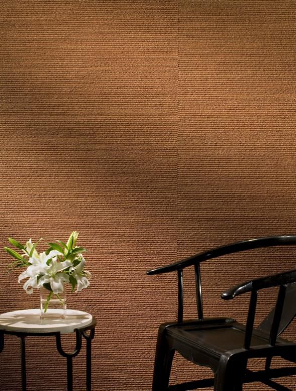 Fabric wallcovering BRAIDED HEMP™ Maya Romanoff tertiary / textured / handmade
