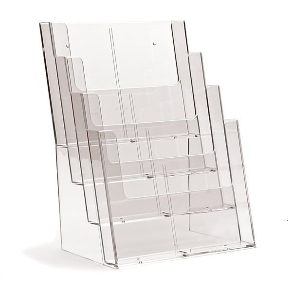 Countertop brochures rack - 478100 - EDIMETA - plastic / commercial