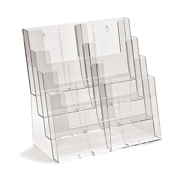 Countertop brochures rack - 478008 - EDIMETA - plastic / commercial