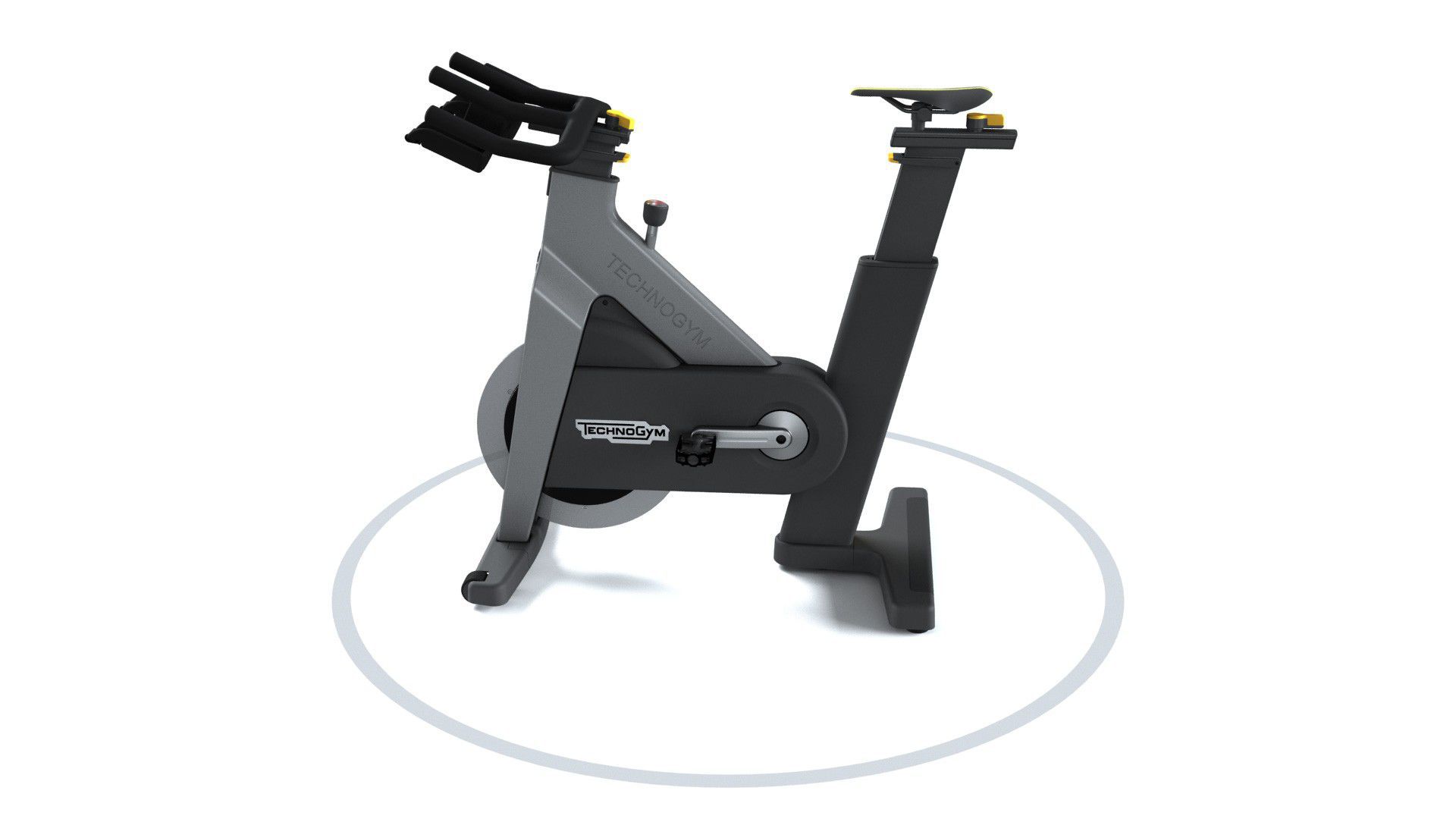 technogym spin bike pedals