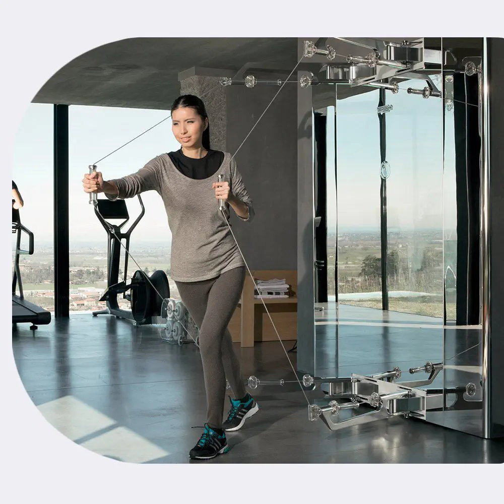 Technogym mirror cable discount machine