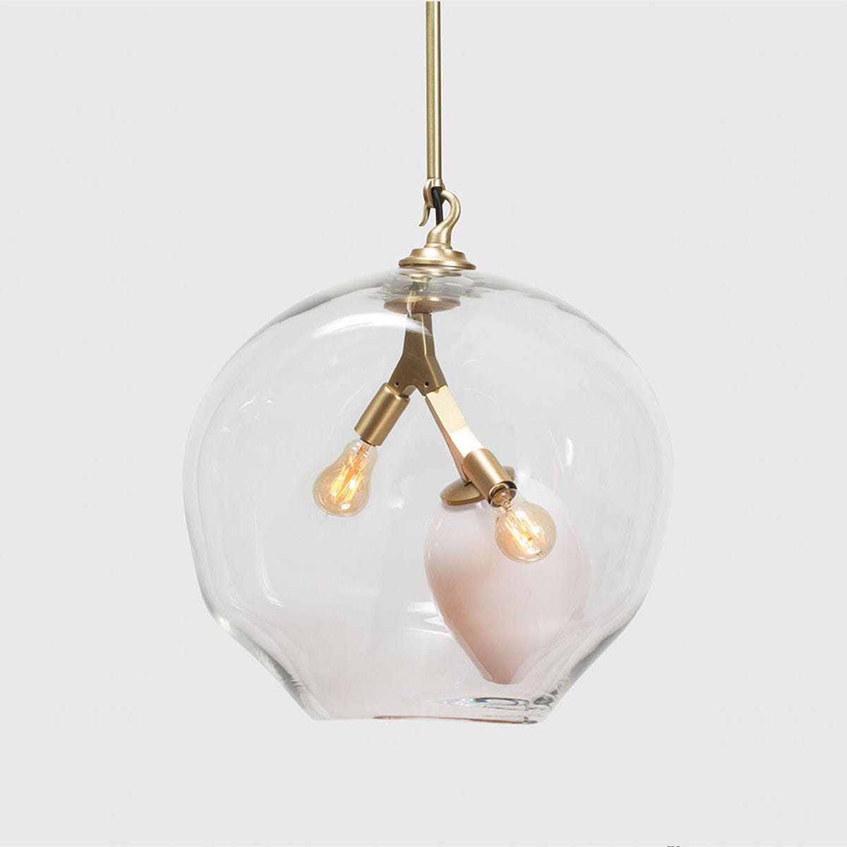 Pendant Lamp Contemporary Metal Blown Glass