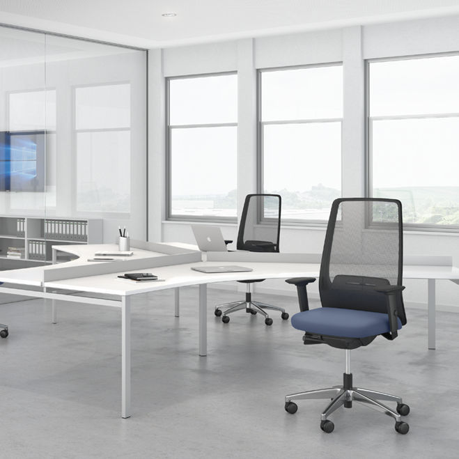 Contemporary office armchair - AIMIS1 - Interstuhl Büromöbel GmbH & Co ...