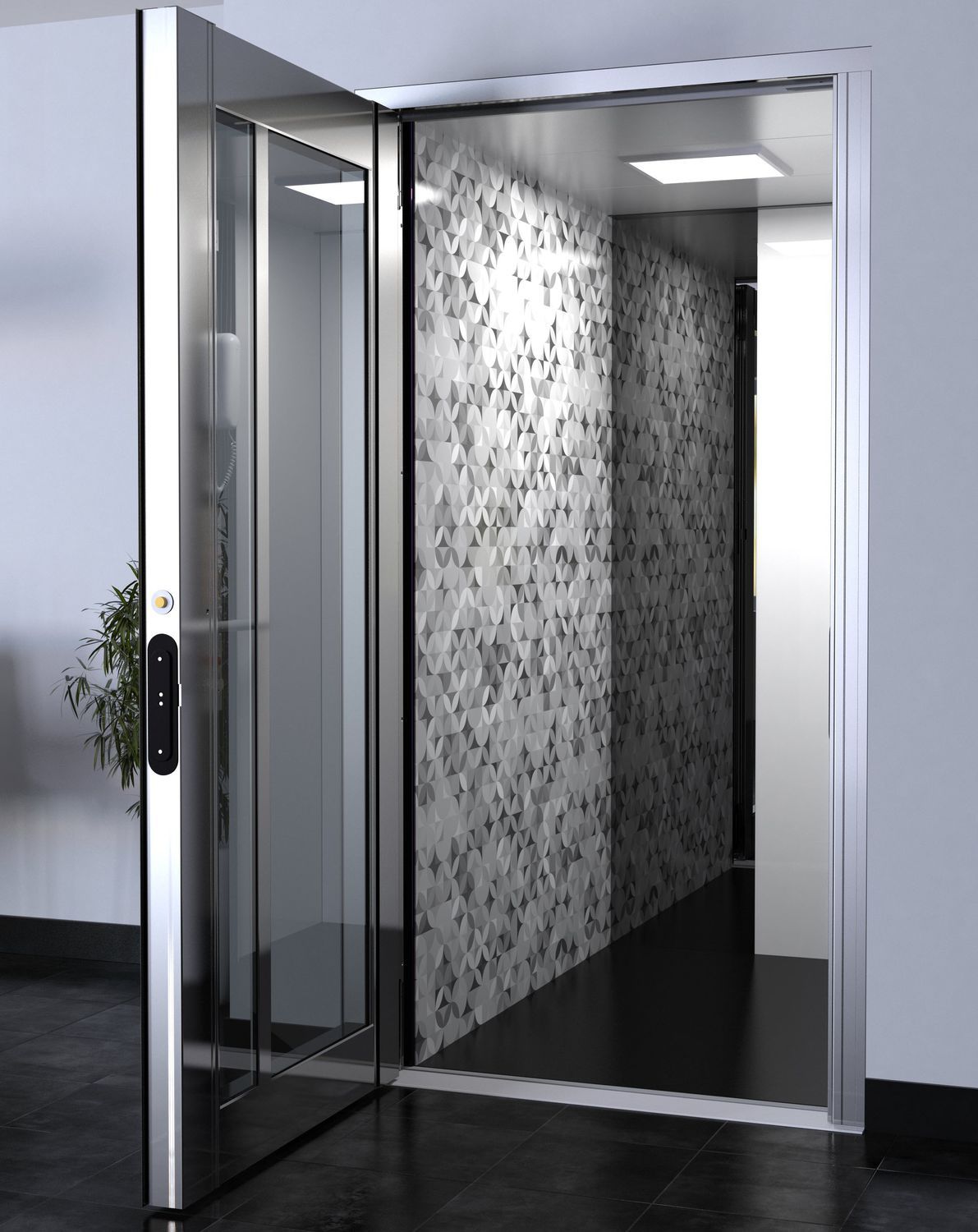 Hydraulic elevator LES CRÉATIFS Etna France home