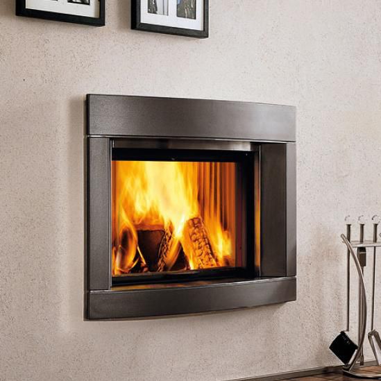 Contemporary Fireplace Surround Steel Earthenware Basic