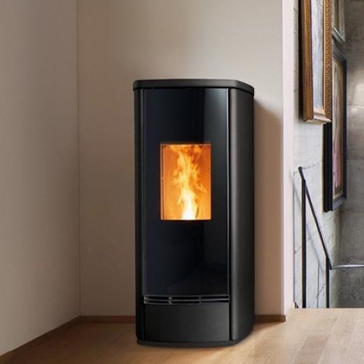 Wood heating stove P230 M Piazzetta pellet / 11 kW / freestanding
