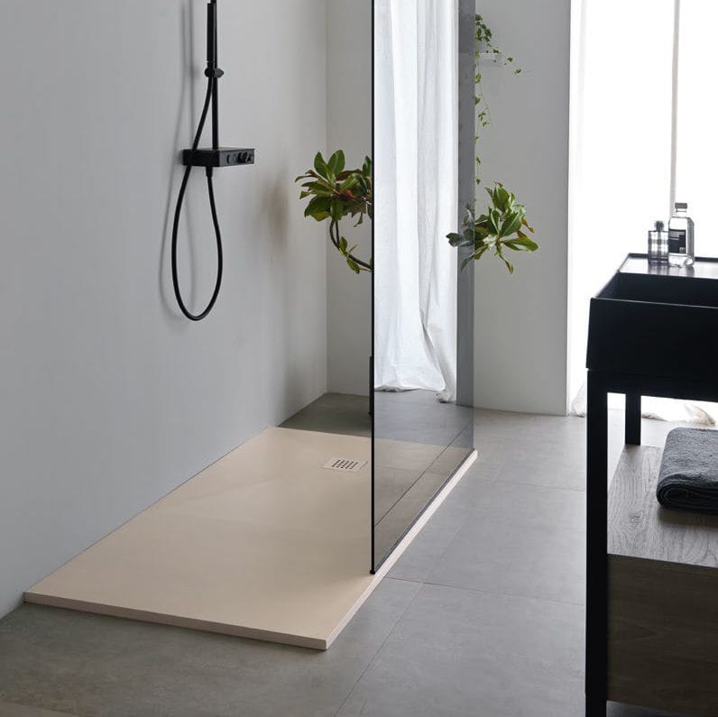 Rectangular shower tray STEP Scarabeo Ceramiche raised / recessed