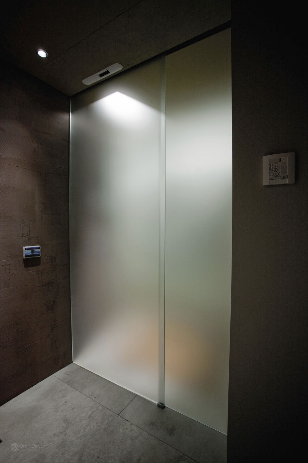 Patterned glass panel DECORFLOU® CLASSIC BIFLOU OmniDecor for