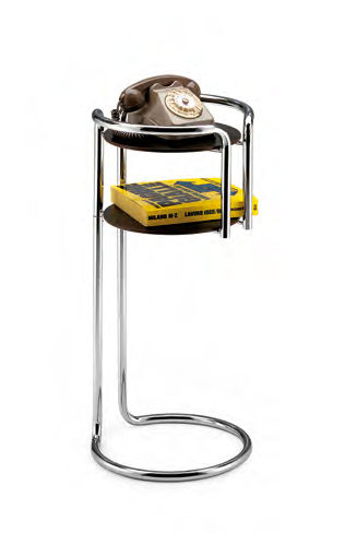 Contemporary Side Table Chrome Steel Laminate Chromed Contemporary Side Table Chrome Steel Laminate Chromed