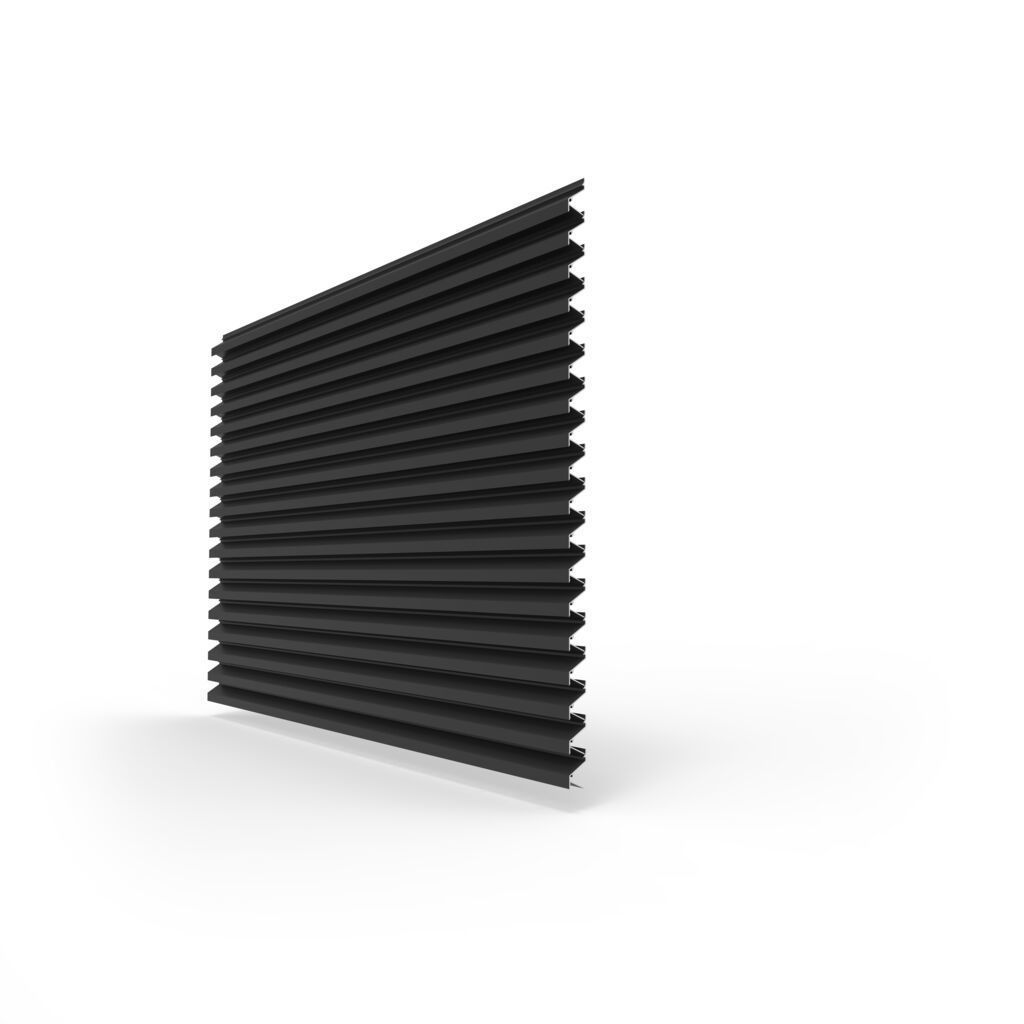 Aluminum Cladding Ribs Strip cladding - Linius L.033CL - RENSON - aluminum / ribbed / structure