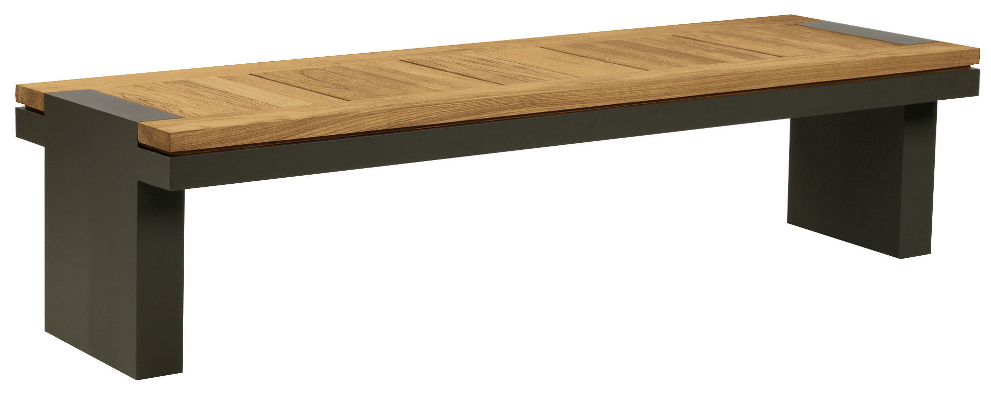 Contemporary Garden Bench Peninsula Sutherland Teak