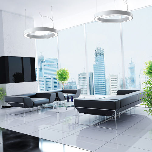 Hanging light fixture RING BELLIGHTING / TERZOLIGHT LED / round