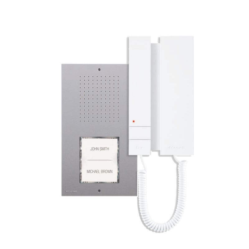 White audio door intercom - KCA5061B - Comelit - residential / wall ...