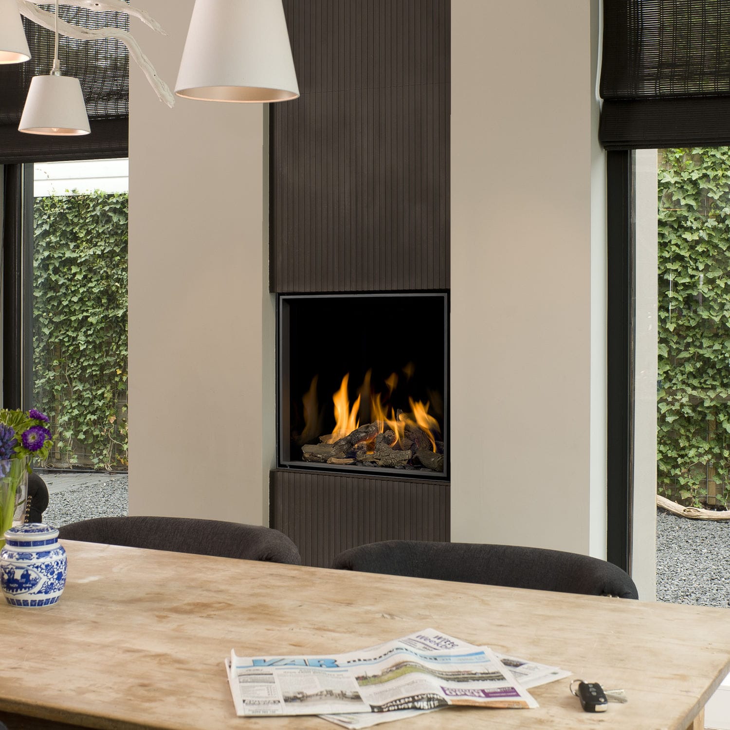 Gas fireplace - ORIGINAL BELL: TOPSHAM 3 - Bellfires - contemporary