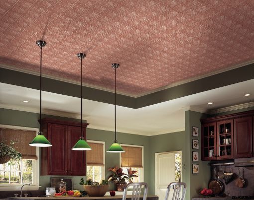 Metal Suspended Ceiling Tile Flame Retardant Decorative