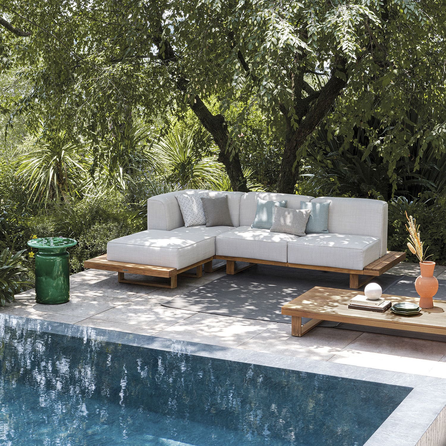 Modular sofa - 9.ZERO - Atmosphera - corner / contemporary / outdoor