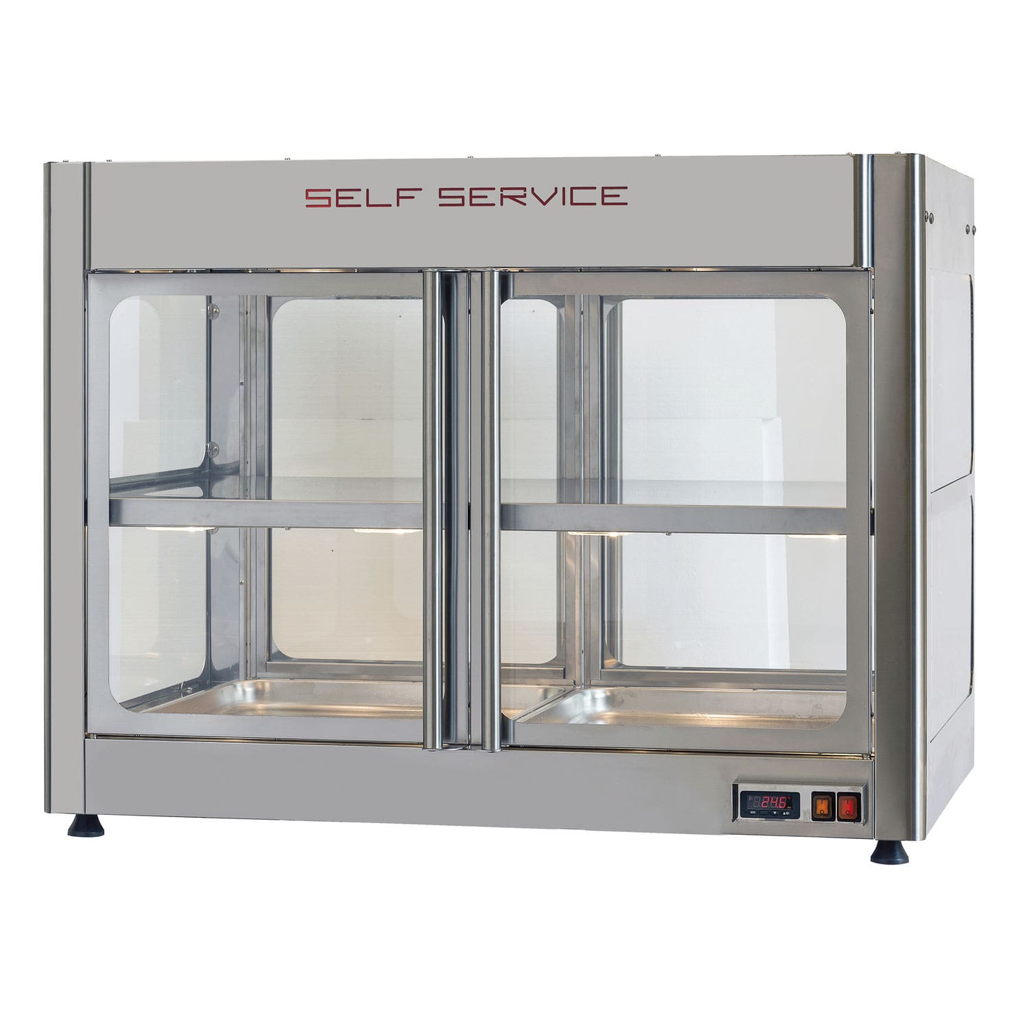 Countertop warmer display case TCR 2 ELANGRILL for shop