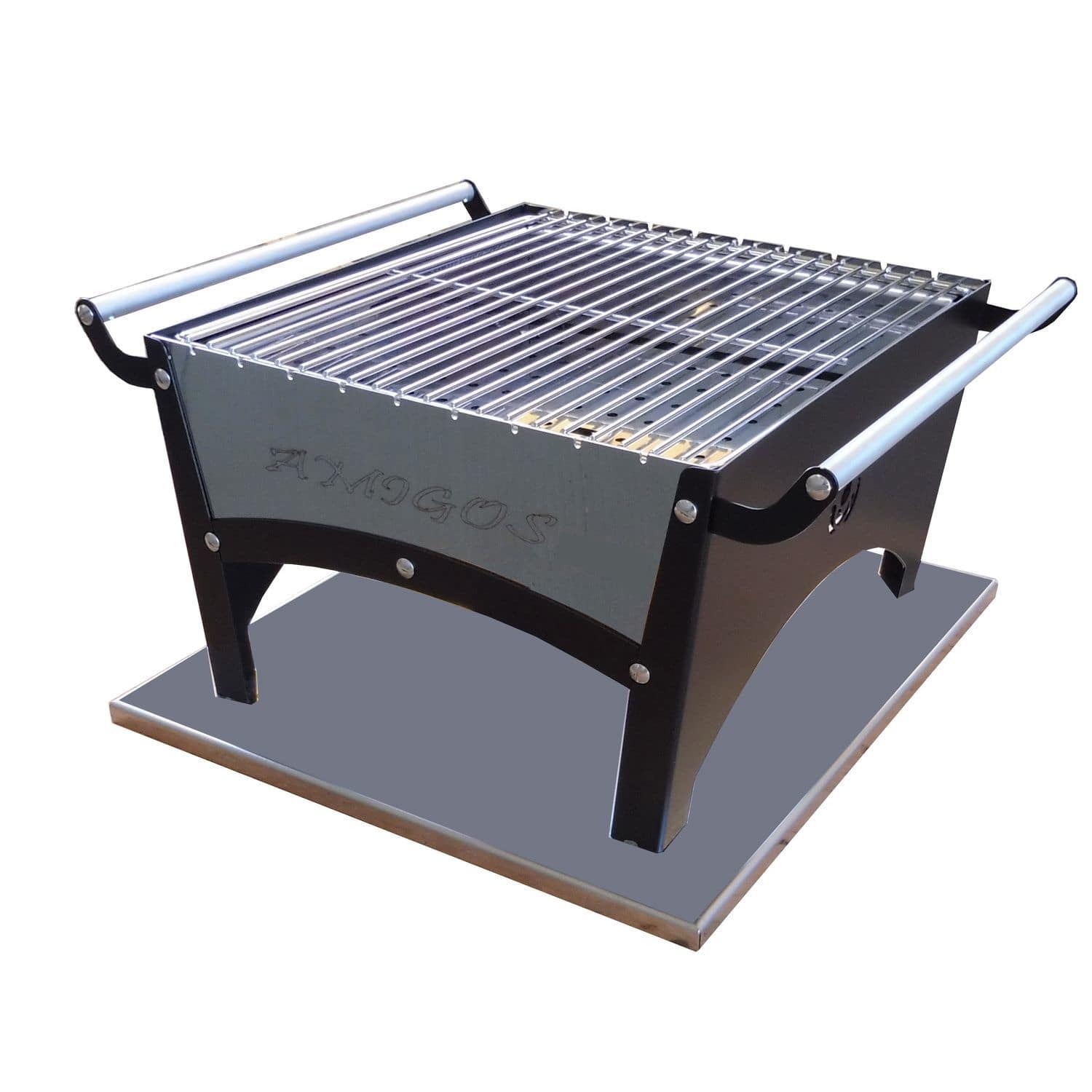 Charcoal barbecue AMIGOS 3 ELANGRILL floorstanding / metal
