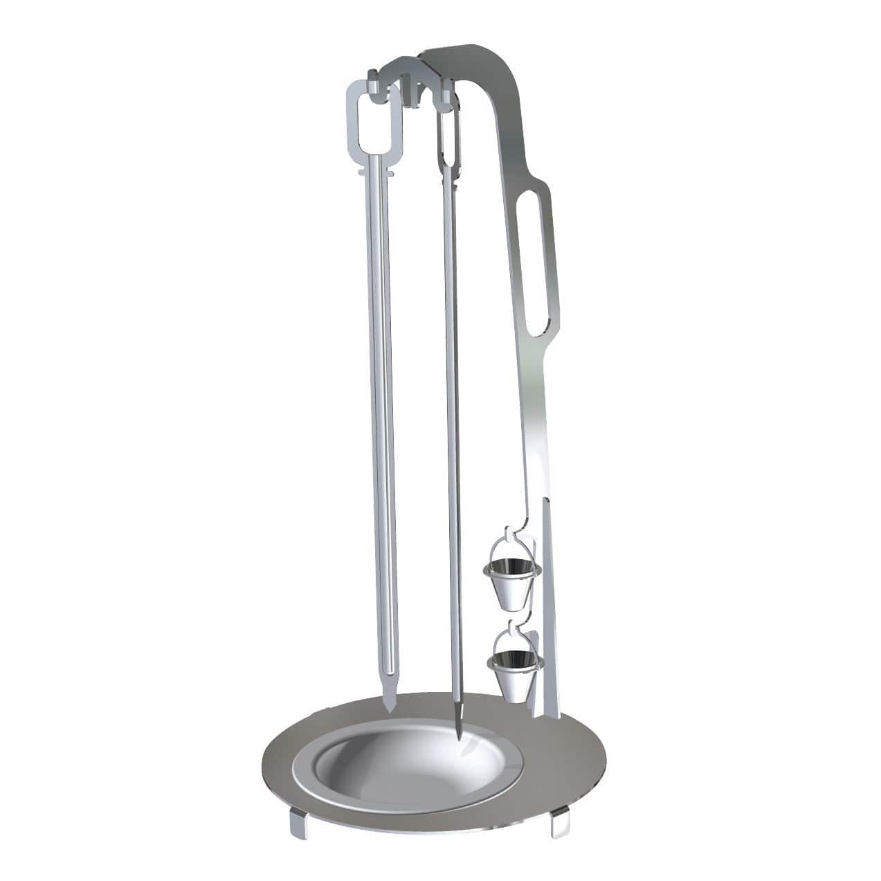 2-Pack Stainless Steel Sausage Picker With Safety Pricker Function