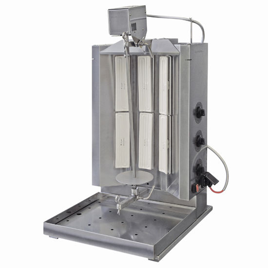 Commercial kebab machine MOD.V1 ELECTRIC WITH 6 HEATING ELEMENTS