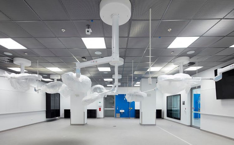 Mineral Wool Suspended Ceiling Tile Acoustic For Clean Rooms