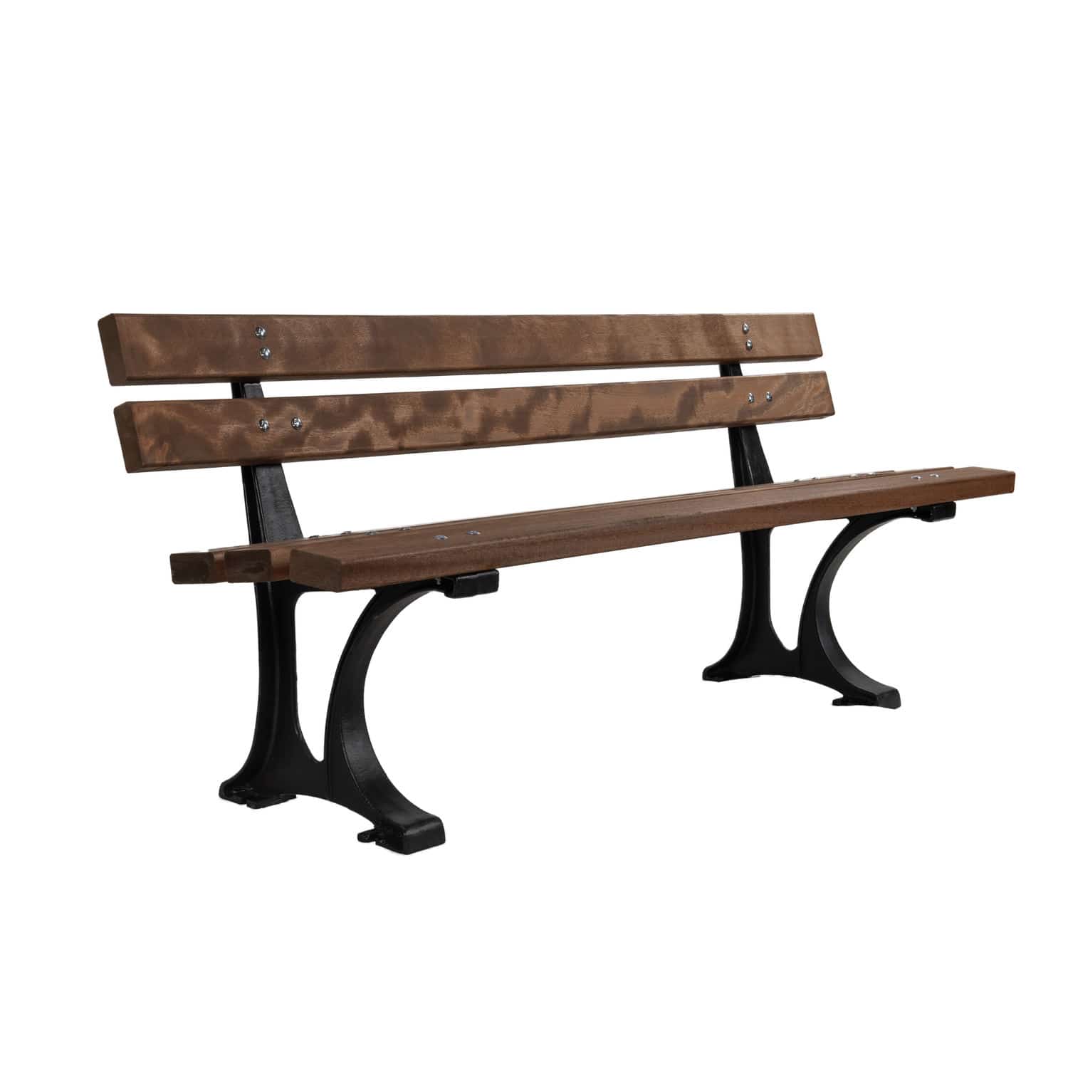 Traditional public bench - ARALIA - Calzolari - exotic wood / pine ...