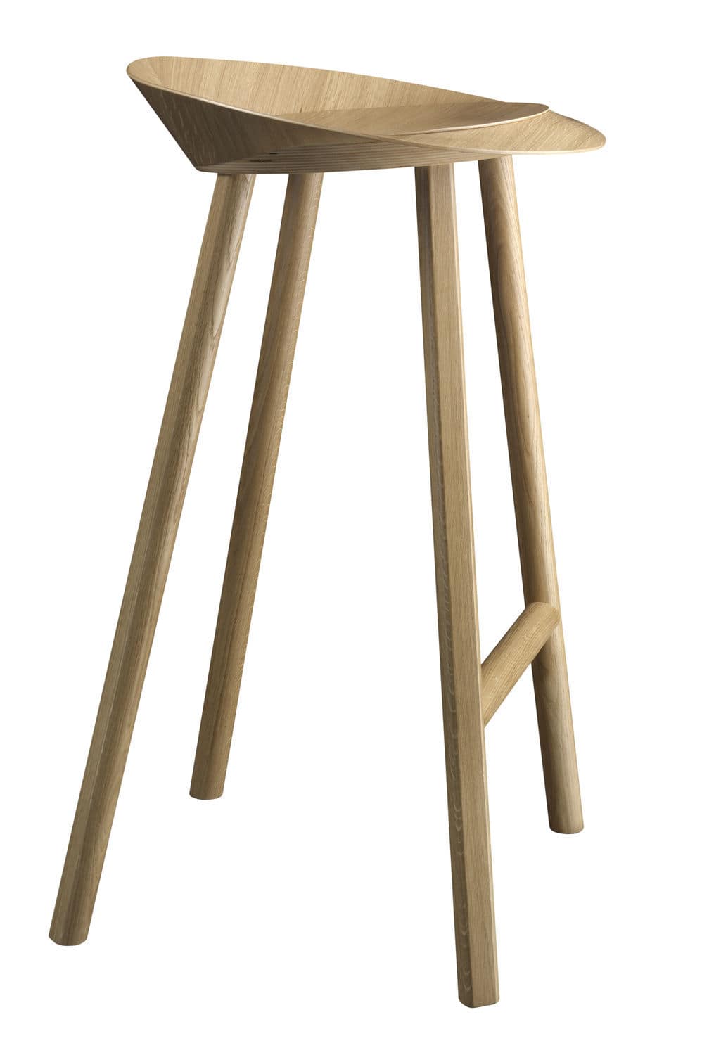 Contemporary Bar Stool Oak Plywood Walnut St10 Jean By Contemporary Bar Stool Oak Plywood Walnut St10 Jean By Stefan Z