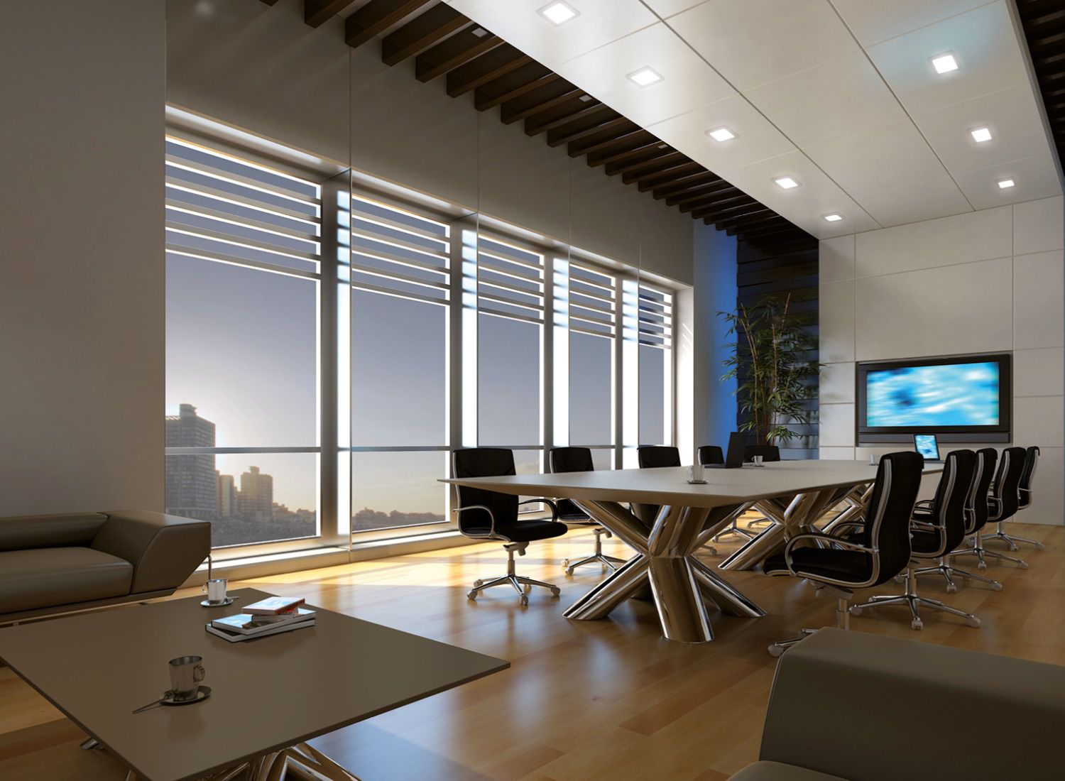 Aluminum Suspended Ceiling Panel Acoustic Perforated Trim