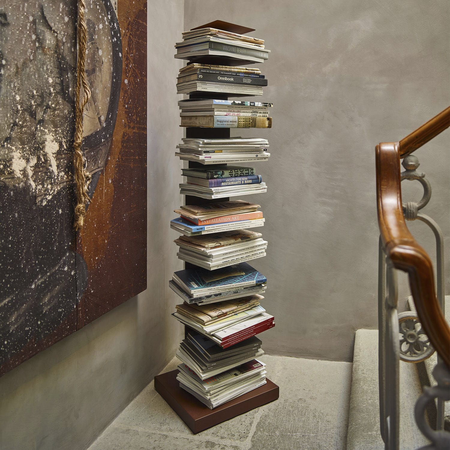 Free-standing bookcase - PTOLOMEO ART - OPINION CIATTI