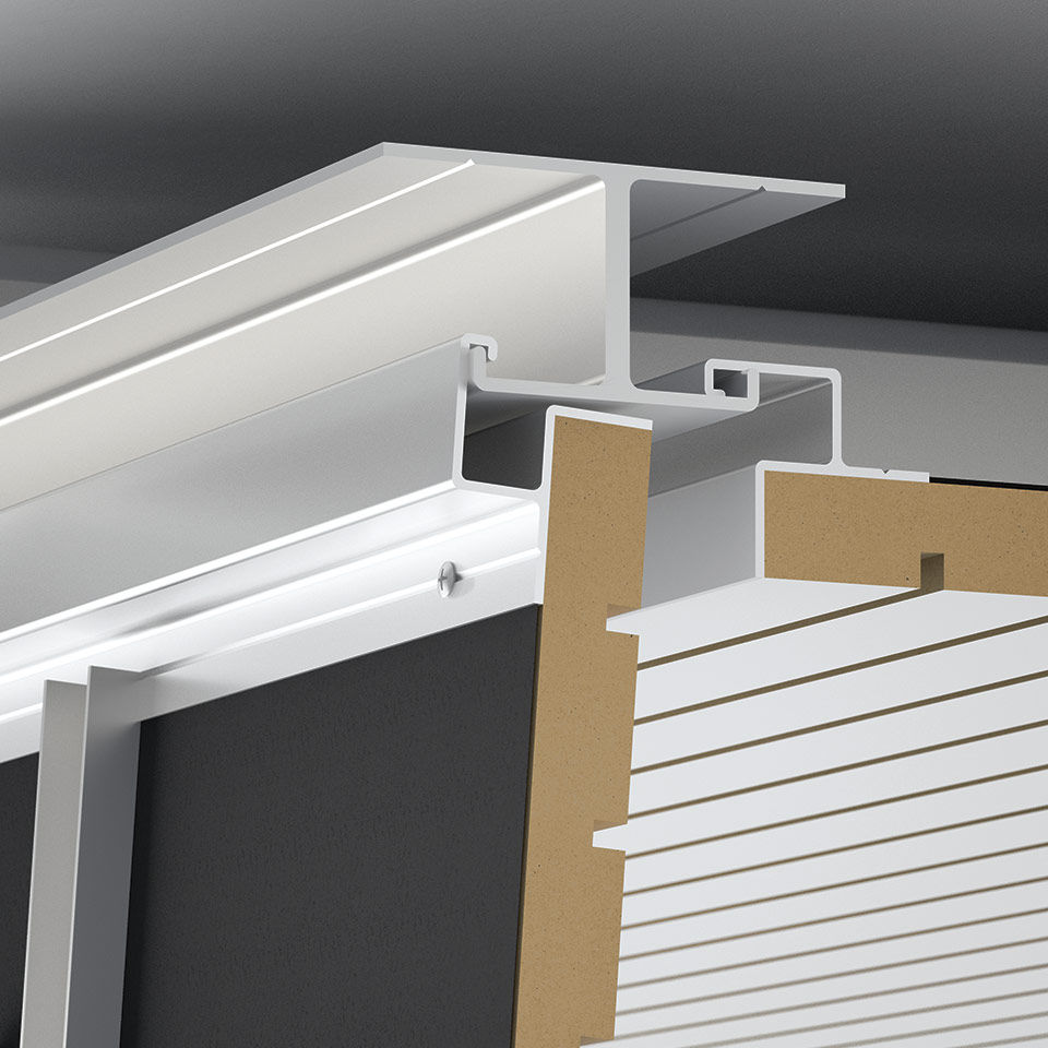 Wooden Suspended Ceiling Aluminum Panel Acoustic Easy