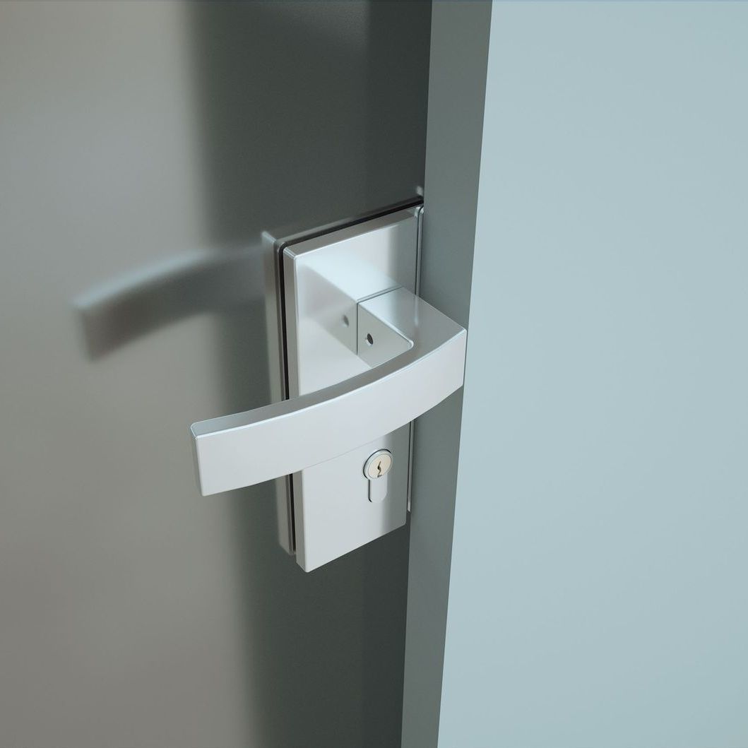 Door handle 60 series aluminum / contemporary / commercial
