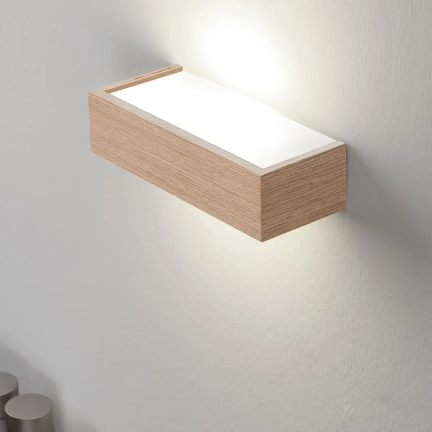 Contemporary Wall Light Kube Ole Lighting By Fm Living Room Metal Plywood - Block Wall Lighting Contemporary Wall Light Kube Ole Lighting By Fm Living Room Metal Plywood - Block Wall Lighting