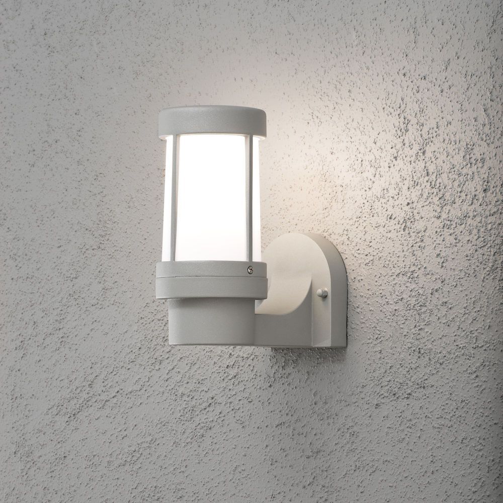 FabStyl Omheiningsverlichting op zonne-energie, voor buiten, tuin, 6 stuks, RGB-wandlamp voor buiten, op zonne-energie, superhelder, met 10 kleurmodi en synchronisatiefunctie, tuinverlichting voor