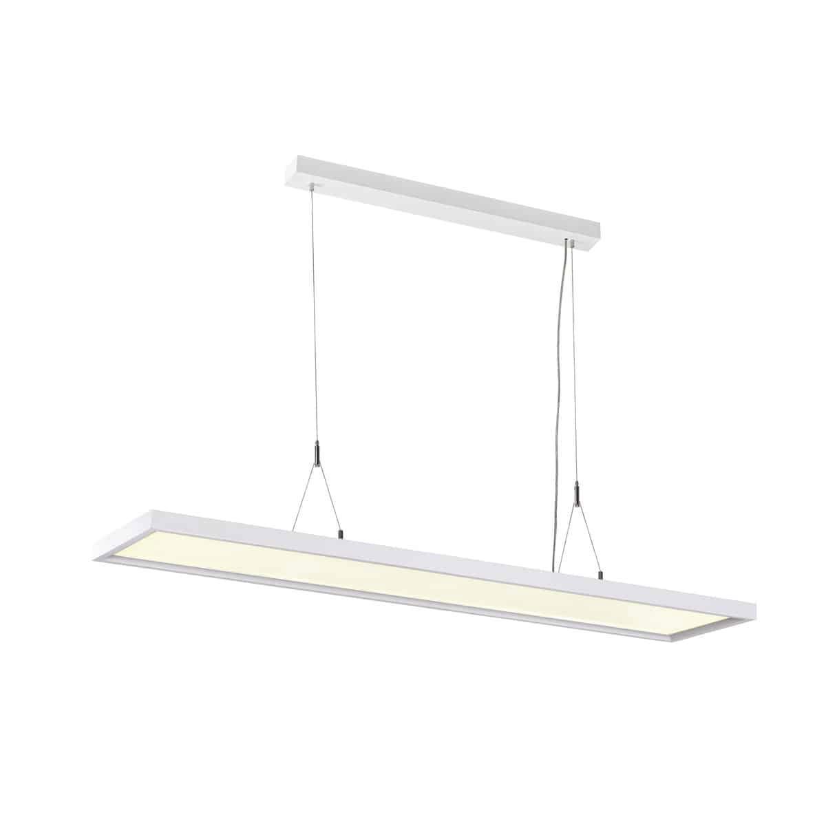 Hanging light fixture - WORKLIGHT - SLV ELEKTRONIK - LED / rectangular ...