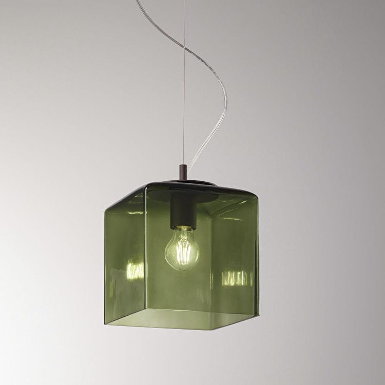 Pendant lamp LESS Siru Lighting glass / contemporary / corded