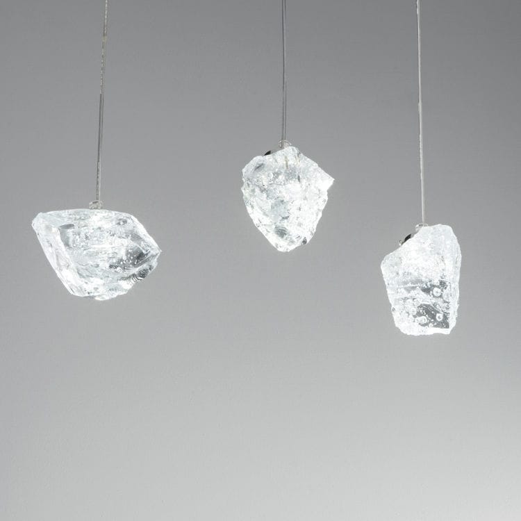 Pendant lamp - SASSI - Siru Lighting - steel / glass / concrete