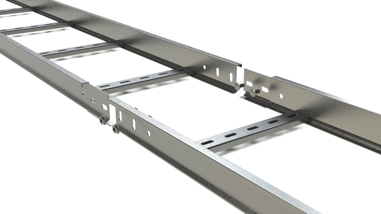 Aluminum cable ladder - FE - BASOR Electric, - steel