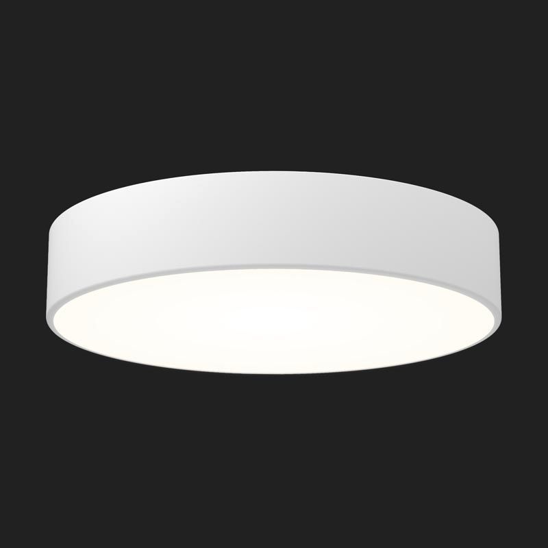 Contemporary Ceiling Light Round Aluminum