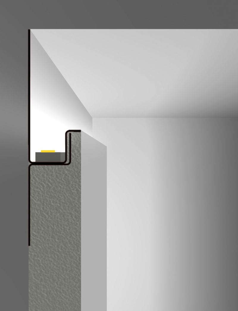 Built In Lighting Profile Cove H Mbnled Proled Wall Cove H Mbnled Proled