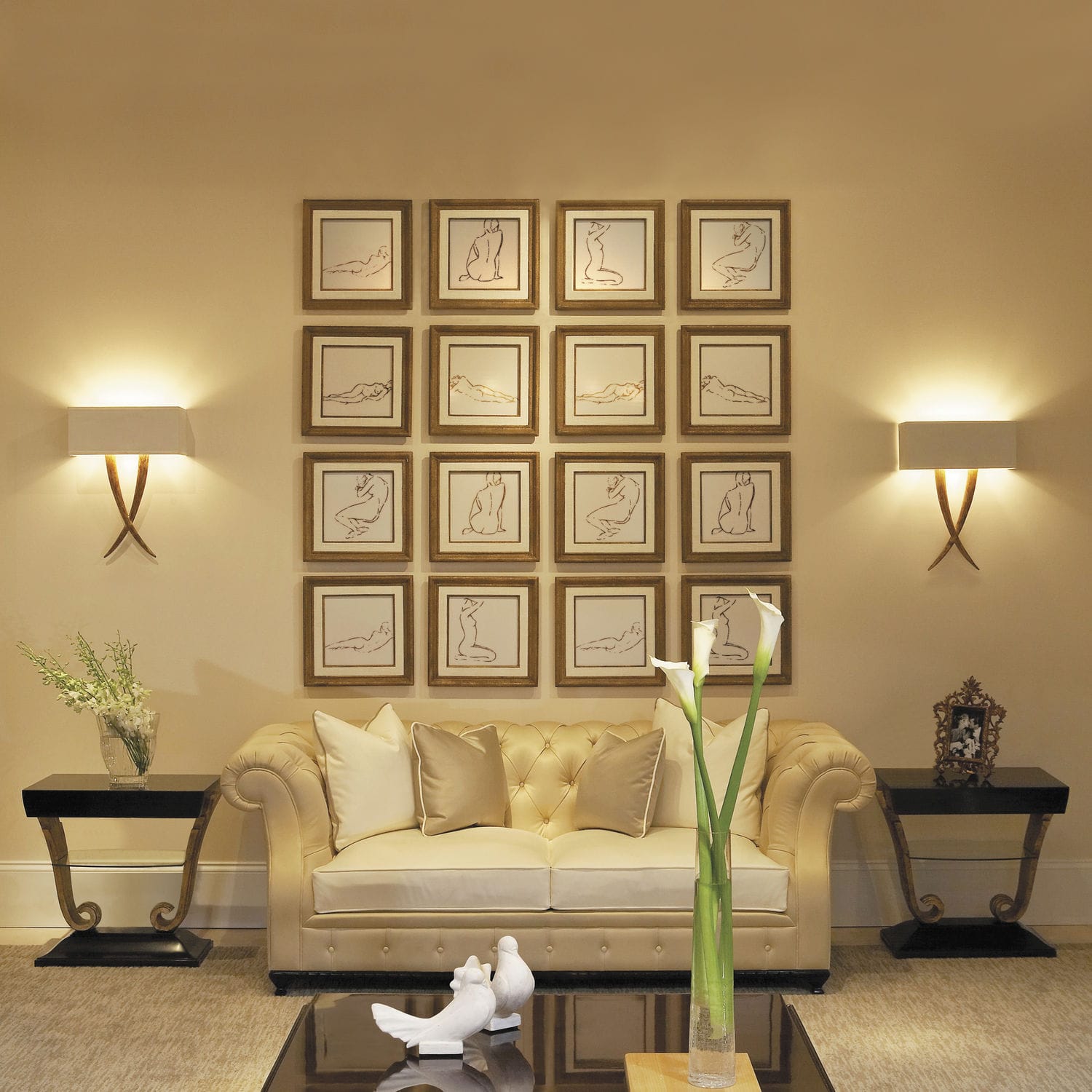 Traditional Wall Light Mahogany Silk Halogen 90 0007 Le