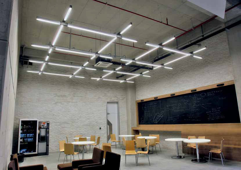 Hanging Light Fixture Led Extruded Aluminum Polycarbonate