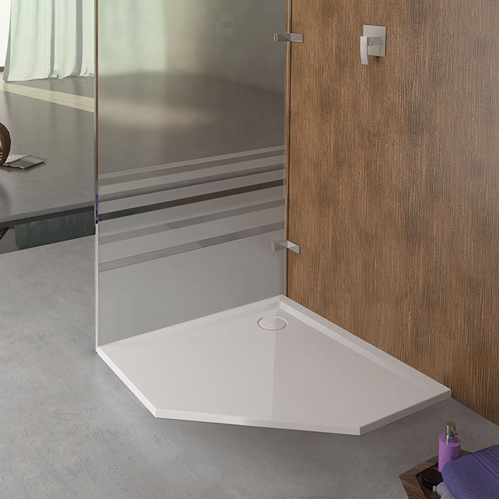 Floor Level Shower Base Cast Non Slip Barrier Free Muna